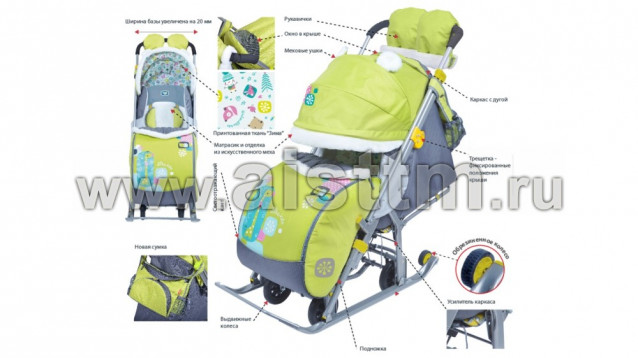 Продам санки коляску