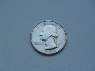 Монета 25 Центов 1988 год США