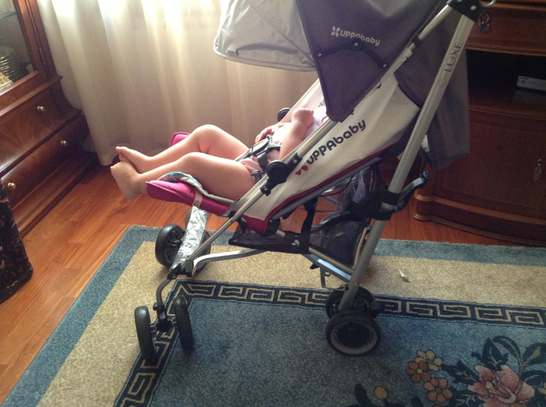 Наша новенькая  uppababy  g- luxe!! Розово- фиолетовая .