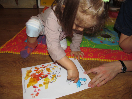 Отчёт о занятиях за месяц (Ксюша, 2, 3 года)