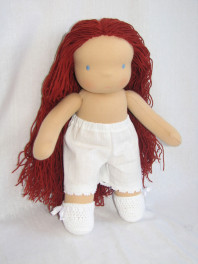 Вальдорфская кукла ручной работы Лерочка, 36 см