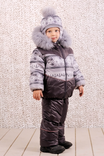Зимний детский костюм-комбинезон для мальчика за 3200 руб.