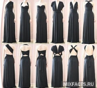 Платье-трансформер инфинити серого цвета