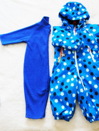 Комбез Reima,шлем,флис поддева и сапожки (1-1,5г)