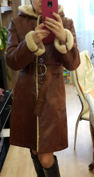 Дублёнка кожа нат, мех овчина р.42-44-46 6900р.