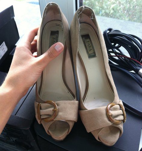 Туфли ZARA 37р. 400 р. Почти новые