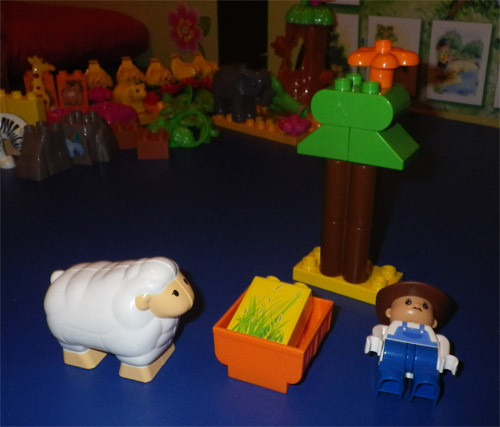 Сравнение конструкторов Lego DUPLO, ANDRONI GIOCATTOLI (Unico), SLUBAN и JDLT.