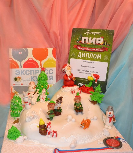 МОЙ серебрянный торт 2012года На Конкурсе Сладкая жизнь.