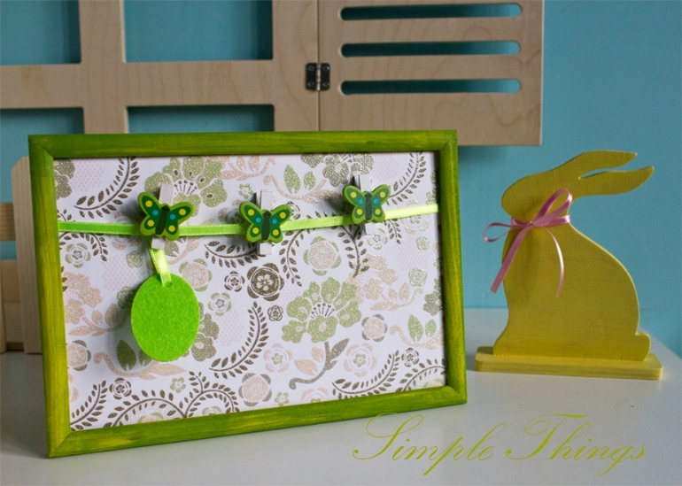 Wood box №3. Easter