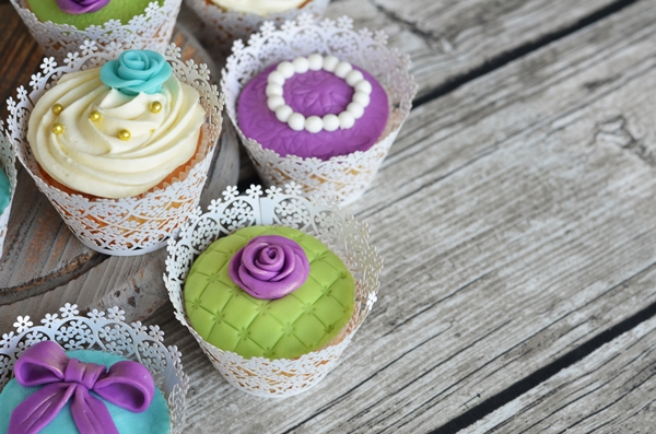 Wedding cupcakes