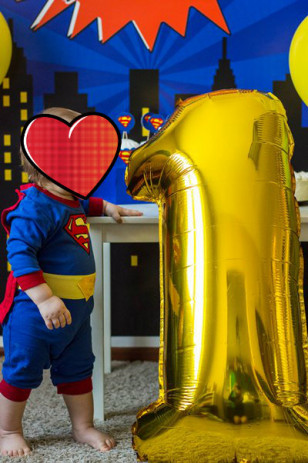 оформление дня рождения Супермен