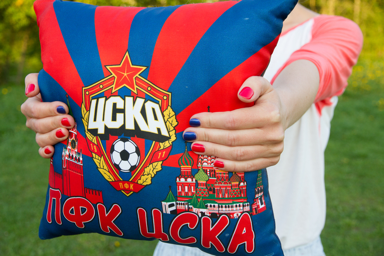 Маникюр в честь победы ПФК ЦСКА)