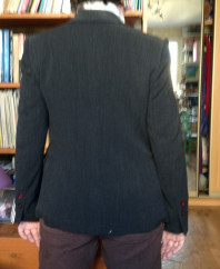 Пиджак темно серый, размер 46-48