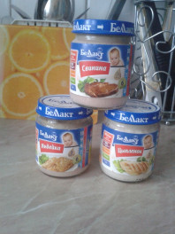 Пюре мясное детское