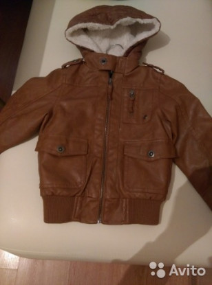 Кожаная куртка для мальчика