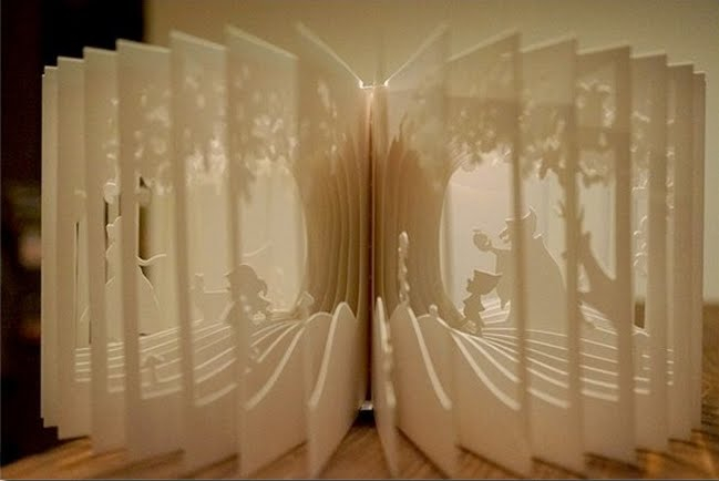Книжные скульптуры от Юсуке Ооно (Yusuke Oono)