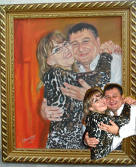 Портреты по фото на заказ недорого, качественно.