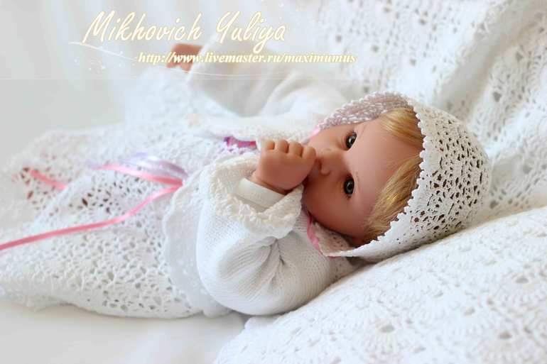 Комплект для крестин и выписки(много фото под катом)