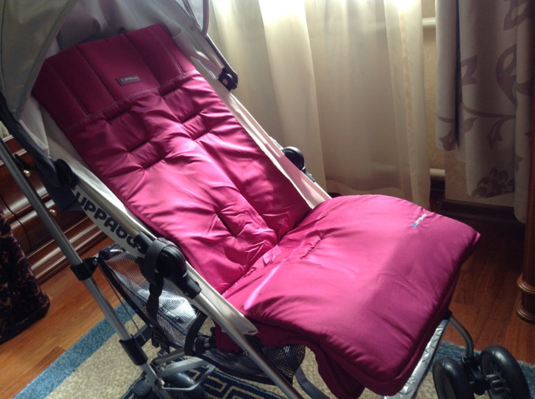 Наша  новенькая   коляска   uppababy   g- luxe!! Розово- фиолетовая .