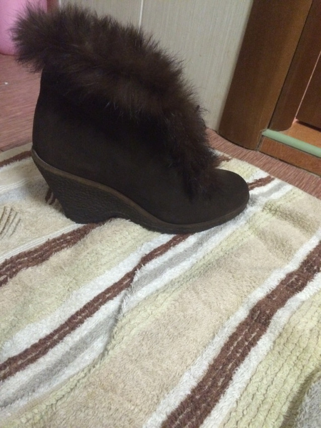 Зимнее ботильоны