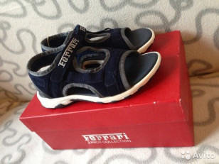 Новые сандали Ferrari оригинал 30р. -19.5 см