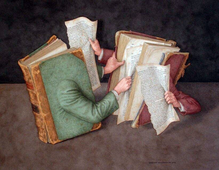 Книга в главной роли.