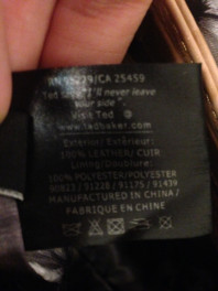 Сумка Ted Baker Кожа