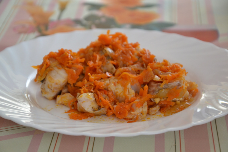 Рыба под маринадом.