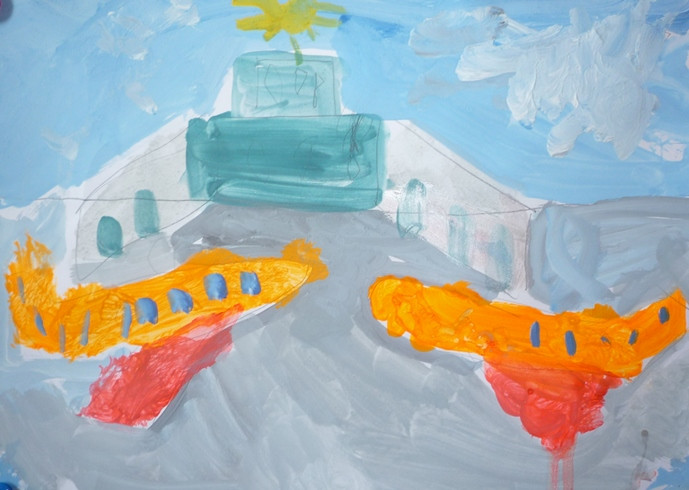 Яна и живопись (март-апрель 2014 г.)