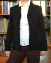 Пиджак темно серый, размер 46-48
