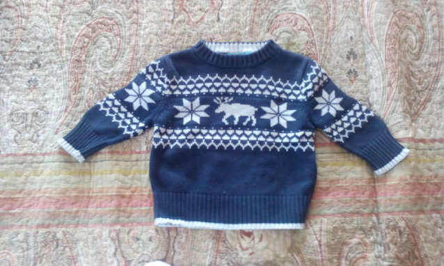 свитер 12мес