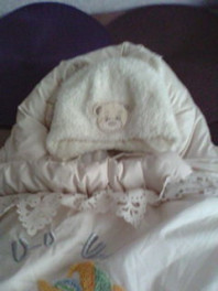 Продам конверт на овчине молочного цвета