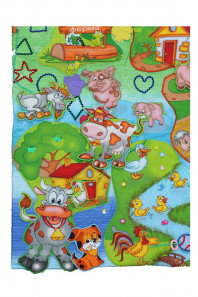 Развивающий коврик ручной работы