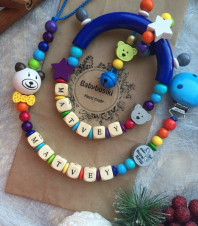 Именной держатель для соски