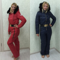 детский и взрослый комбинезон пуховик в стиле Moncler