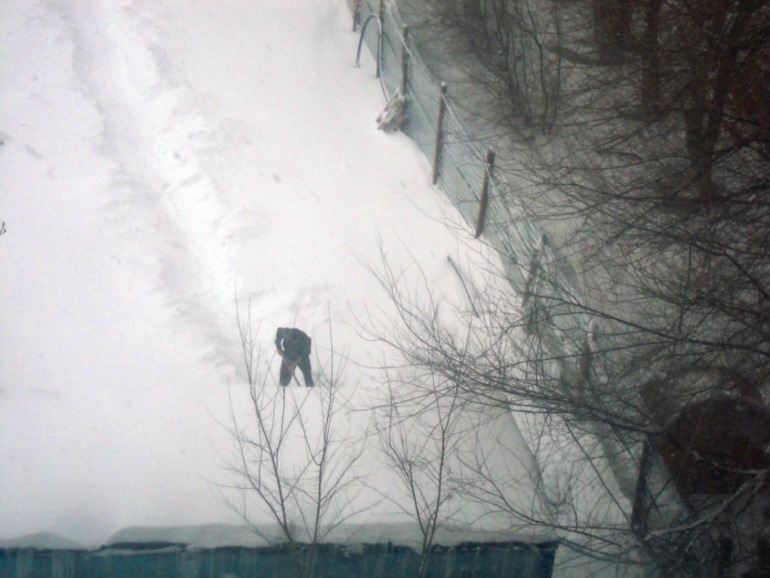Зима снег...Волгоград 2013)