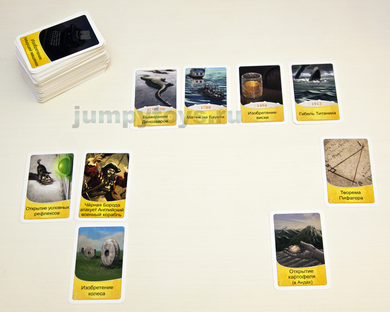 Настольные игры. Timeline от Asmodee