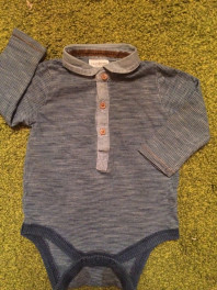 боди с длинным рукавом Некст 6-9 мес., состояние отличное