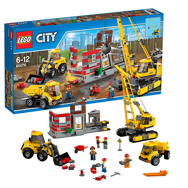 Lego City Снос старого здания 60076 (новый