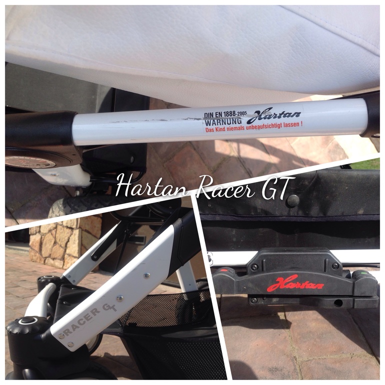 Hartan Racer GT белая экокожа 2 в 1