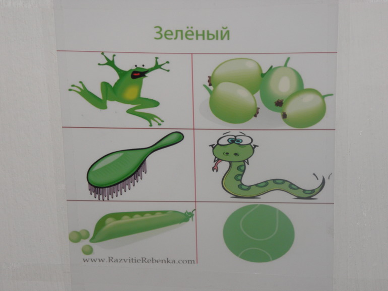 Изучаем зеленый цвет