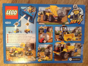 Новый lego City 4201 Погрузчик и самосвал