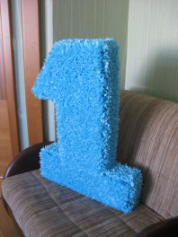 Единица и аксессуары на годик