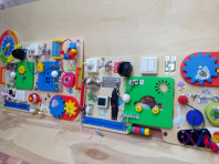 Развивающая доска Монтессори - Бизиборд