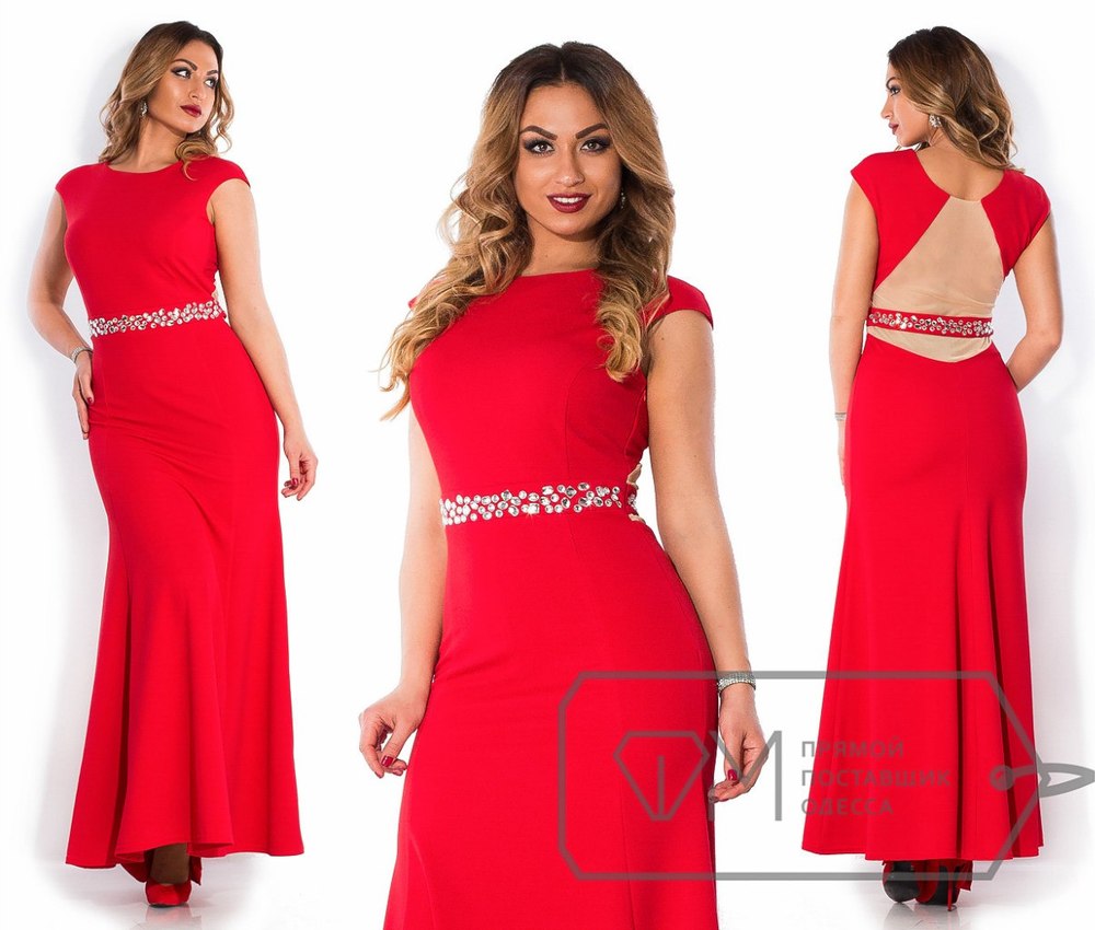Платья 48-50 размера фото красные