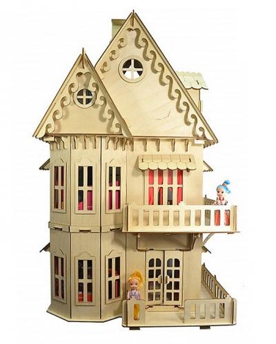 Дом для кукол c 6 наборами мебели в каждую комнату