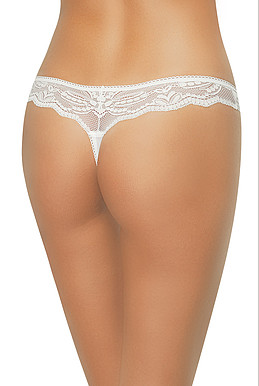 Трусы INTRI женские стринг-бикини STB-271 белые