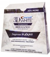 3D Crest White Brilliance Whitestripes Supreme Flexfit