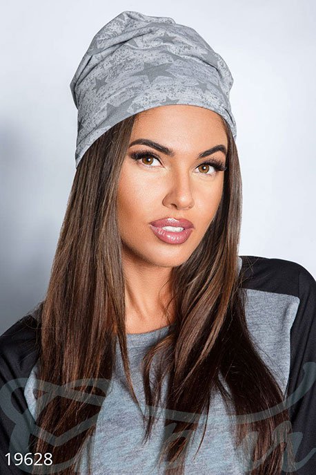 Шапка звездный накат