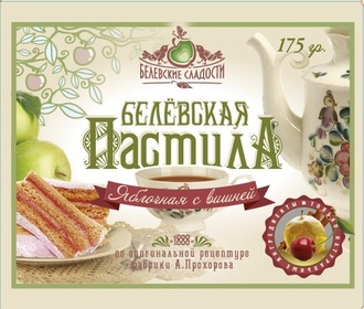 Белёвская пастила с вишней и корицей 1000 г
